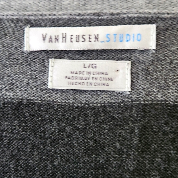 VanHeusen All Season Cardigan Sweater, Size Large LAST CHANCE - Picture 4 of 4